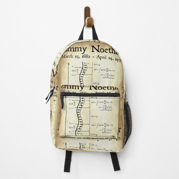 Item preview, Nerdy Vintage Emmy Noether My Methods Are Really Methods of Working and Thinking Math Science Teacher Black Text Parchment designed and sold by MathWare MathClips.