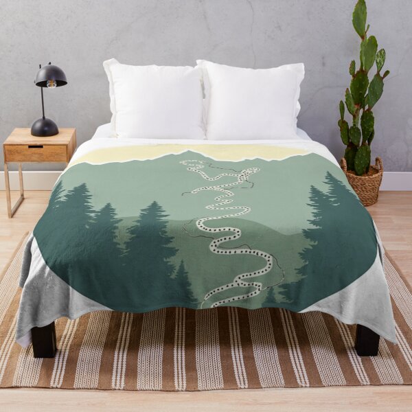 Item preview, Colorado MTB Trail Art | Minimal Trail Map Graphic designed and sold by Katedesignz.