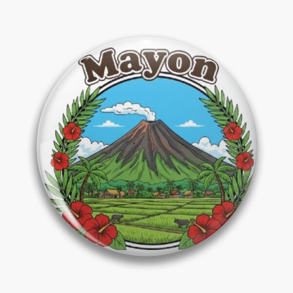 Item preview, MAYON Volcano Perfect Cone Bicol Philippines Travel Tee designed and sold by nlmtd lyfstyl.