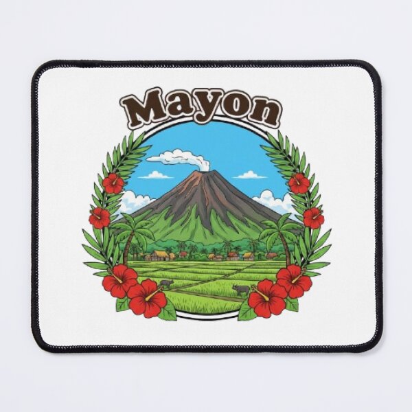 Item preview, MAYON Volcano Perfect Cone Bicol Philippines Travel Tee designed and sold by nlmtd lyfstyl.