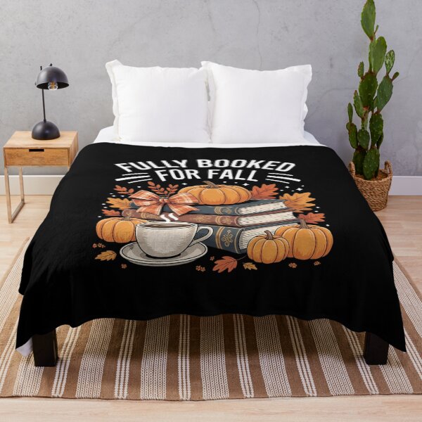 Item preview, Fully Booked for Fall Books Pumpkin Autumn Thanksgiving designed and sold by HaileyRobel.