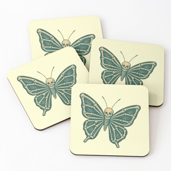 Item preview, Skeleton Butterfly – Gothic Death’s Head Butterfly Design designed and sold by JonelCrafts.