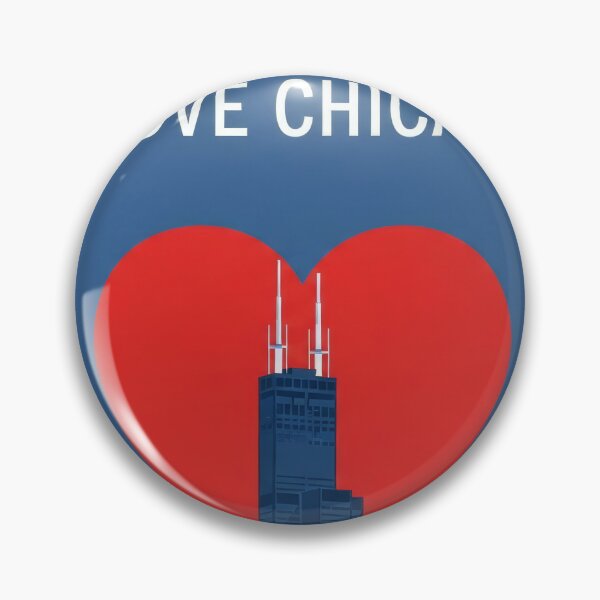 Item preview, I love Chicago Design designed and sold by VerizalShop.