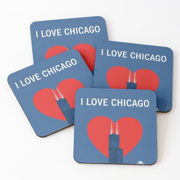 Item preview, I love Chicago Design designed and sold by VerizalShop.