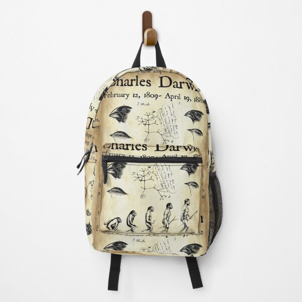 Item preview, Nerdy Vintage Charles Darwin It is Not the Strongest of the Species that Survives Math Science Teacher Black Text Parchment designed and sold by MathWare MathClips.