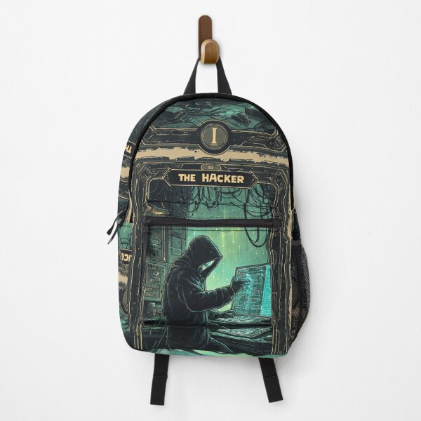 Item preview, The Hacker - Cyberpunk Sci-Fi Tech Matrix Gothic Aesthetic designed and sold by Designs-R-Fine.