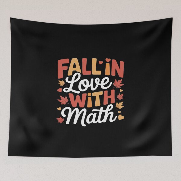 Item preview, Fall Teacher Fall In Love With Math Funny Math Thanksgiving designed and sold by RansomFlatley.