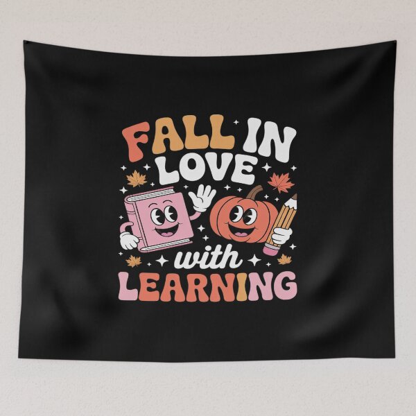 Item preview, Fall in Love with Learning Thanksgiving Teacher designed and sold by marcusry.