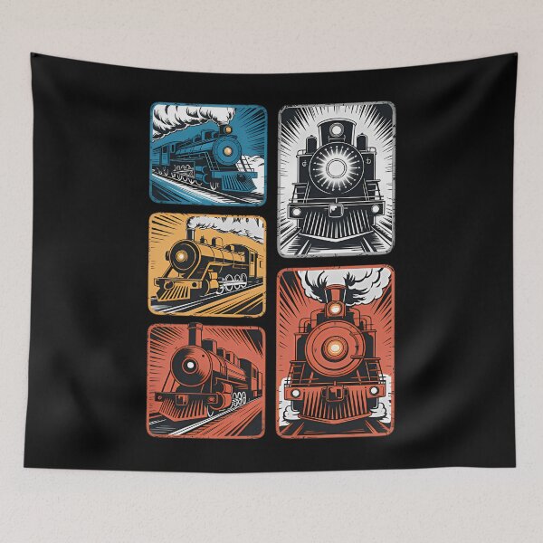 Item preview,  Train Railroad Engineer Railway Train Locomotive  designed and sold by ScottieBode.
