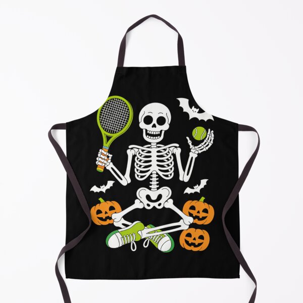 Item preview, Skeleton Playing Tennis Halloween  Funny Sport  designed and sold by ScottieBode.