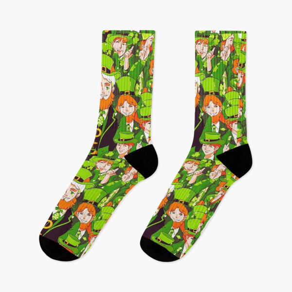 Item preview, Retro St. Patrick's Day Parade Celebration Cartoon Style Pop Art  designed and sold by Pink Space Studio.