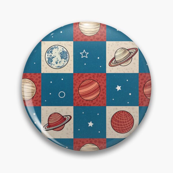 Item preview, CHECKS AND PLANETS PATTERN designed and sold by Fabrifrank.