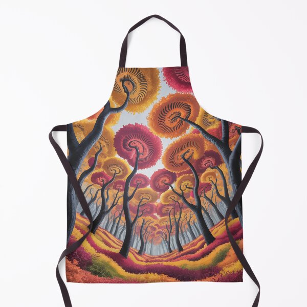 Item preview, A fantastical autumn forest rendered in a dreamlike style. designed and sold by Lilashakti ⭐️ ⭐️ ⭐️ ⭐️ ⭐️.