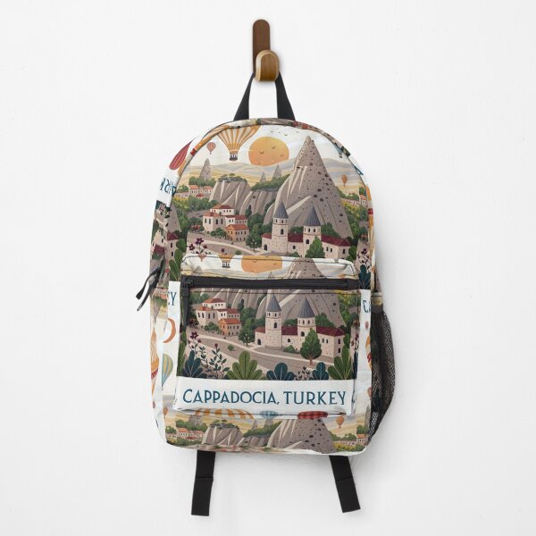 Item preview, Cappadocia Hot Air Balloon Landscape – Dreamy Turkish Travel Art designed and sold by Witsprings.
