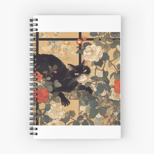 Aperçu de l'œuvre Peinture japonaise kawaii Chat 12 créée et vendue par ukitsuki.