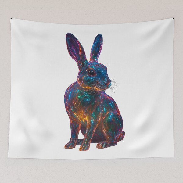 Item preview, Neon Galaxy Rabbit designed and sold by GloriousArtSKD.
