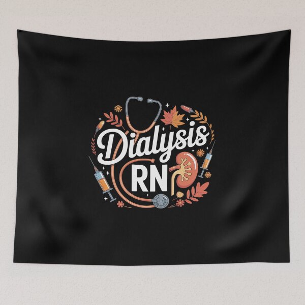 Item preview, Dialysis Nurse RN Kidney Nephrology Fall Thanksgiving designed and sold by VasilisLamArt.