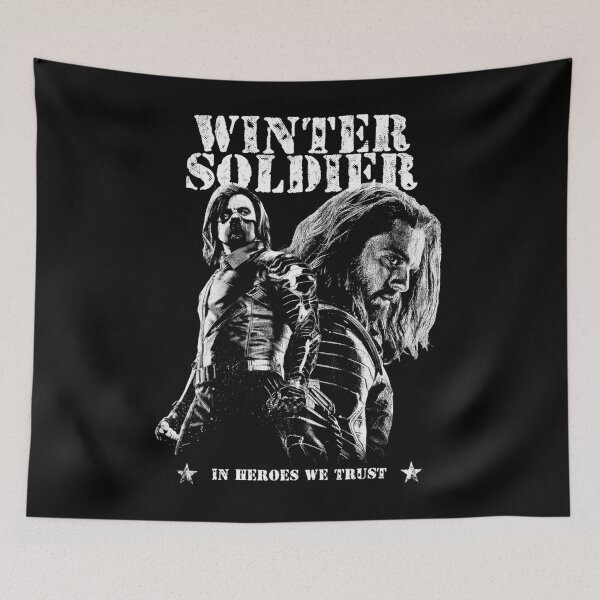 Item preview, Bucky Barnes Thunderbolts Winter Soldier Sebastian Stan Retro Vintage 90s Fan Art designed and sold by serqeydoomunf.