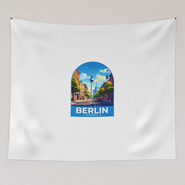 Item preview, Berlin Germany Travel Sticker designed and sold by TulipaGraphics.