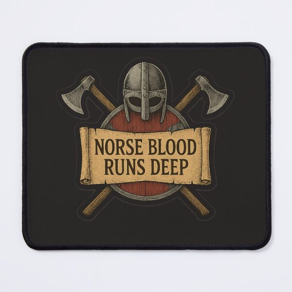 Item preview, Norse Blood Runs Deep • Viking Heritage Warrior Design designed and sold by fairmaiden7.
