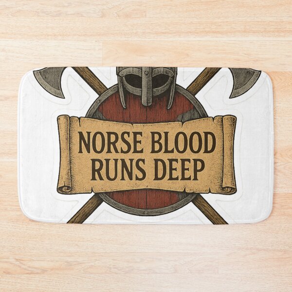 Item preview, Norse Blood Runs Deep • Viking Heritage Warrior Design designed and sold by fairmaiden7.