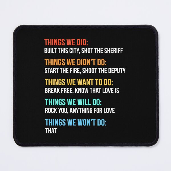 Item preview, Retro Vintage Things We Did Didn't Want Will Won't Do designed and sold by KarimSoCute.