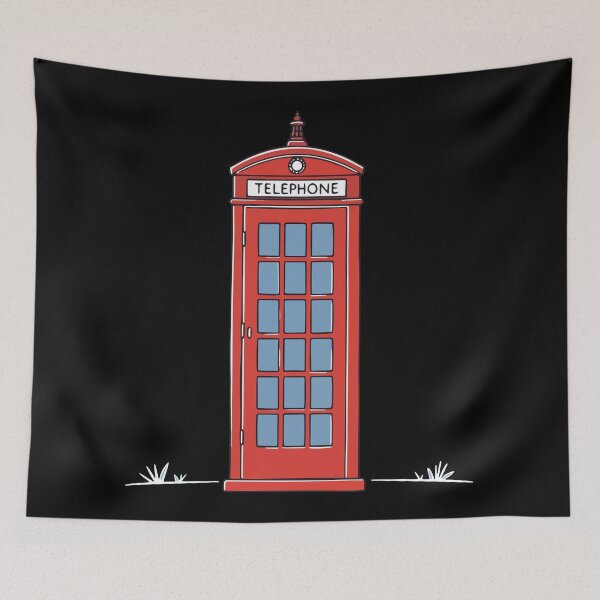 Item preview, Red Phone Booth designed and sold by GraphicsClub.
