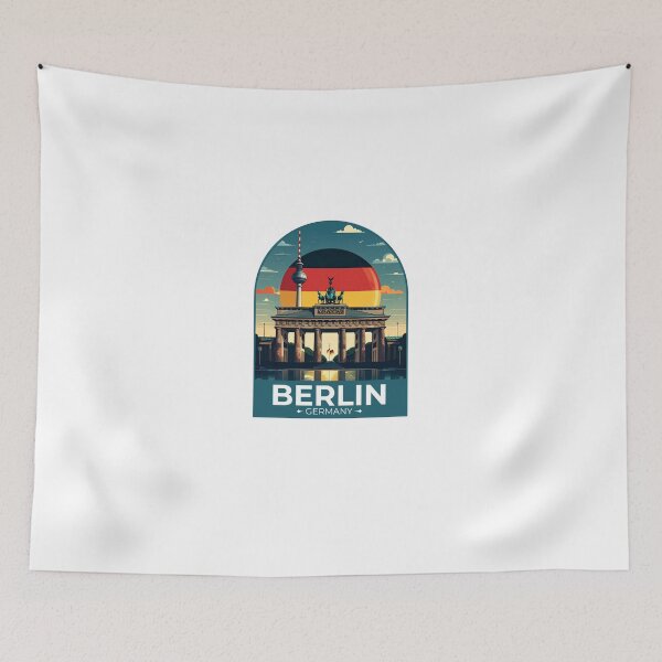 Item preview, Berlin Germany Travel Sticker designed and sold by TulipaGraphics.