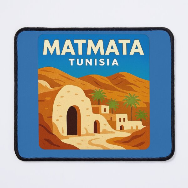 Item preview, Matmata, Tunisia / Cave Village Retro Art designed and sold by Myra365Art.