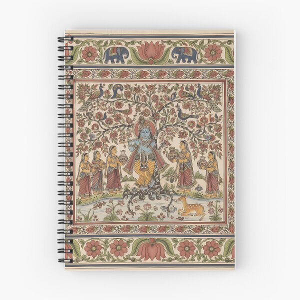 Item preview, Lord Krishna Playing Flute Under Kadamba Tree designed and sold by digisetumedia.