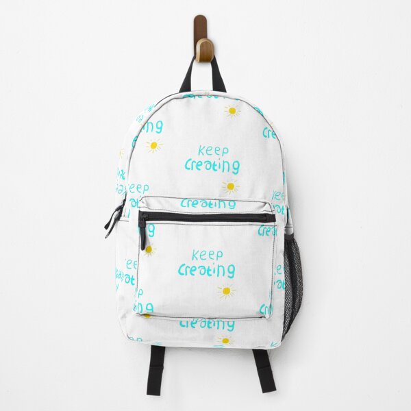 Item preview, Keep Creating – Bright Handwritten Message with Sunny Sun Illustration designed and sold by Beautiful art store.