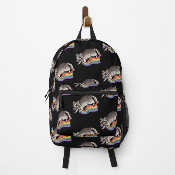Item preview,  Be Gay Do Crime - Rainbow Flag Pride Flag Stealing Raccoon Trash Panda Lgbtqia Queer Trans Alphabet Mafia Funny Pride Shirt Csd Pride Month designed and sold by SusanaKlein.