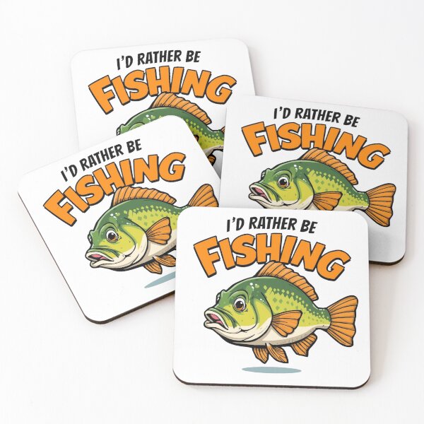 Item preview, I'd Rather Be Fishing designed and sold by Fabricbella.