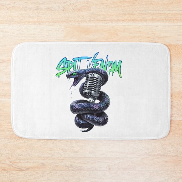 Item preview, Spit Venom: Neon Cobra Microphone Rap Snake Logo designed and sold by Scorpio Art.
