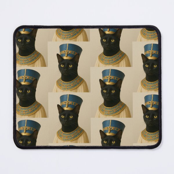 Item preview, Nefertiti of Egypt Cat Portrait – Victorian Aristocrat Feline Art designed and sold by flowerpower999.