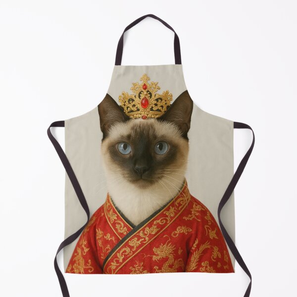 Item preview, Princess Pingyang of China Cat Portrait – Victorian Aristocrat Feline Art designed and sold by flowerpower999.