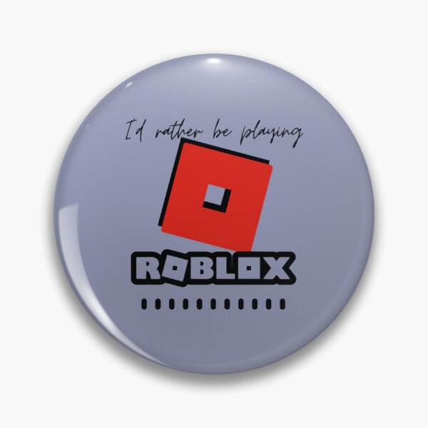 Item preview, Id rather be playing ROBLOX  designed and sold by DesignEclipses.
