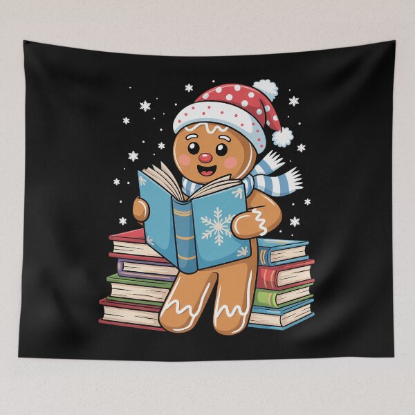 Item preview, Christmas Bookworm Librarian designed and sold by ZackeryKuphal.