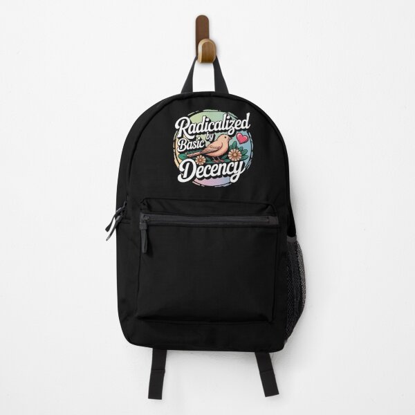 Item preview, Radicalized by Basic Decency Bird Flat Cartoon Statement designed and sold by chattsuede.
