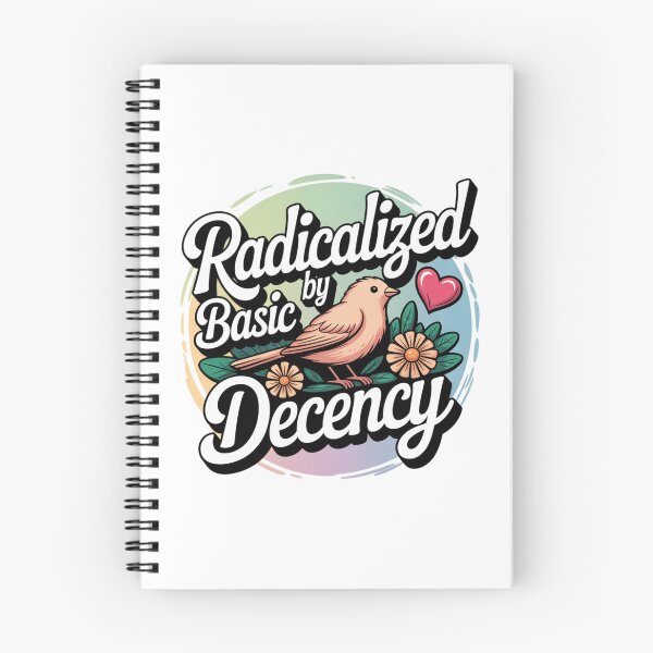 Item preview, Radicalized by Basic Decency Bird Flat Cartoon Statement designed and sold by chattsuede.