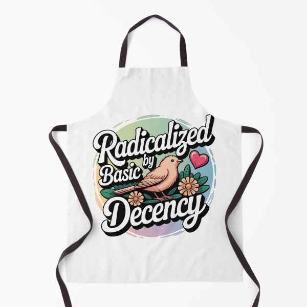 Item preview, Radicalized by Basic Decency Bird Flat Cartoon Statement designed and sold by chattsuede.