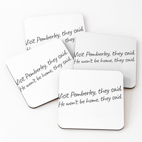 Item preview, Visit Pemberley designed and sold by The Cozy Cauldron.