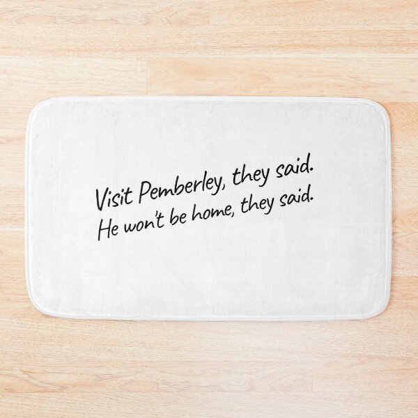 Item preview, Visit Pemberley designed and sold by The Cozy Cauldron.