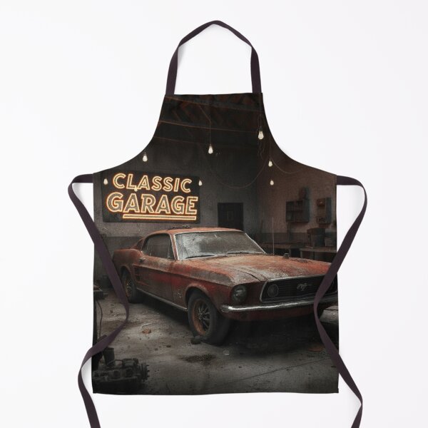 Item preview, Rusty Mustang | Classic Garage Vibe | Vintage Muscle Car Art designed and sold by evanelle.designs.