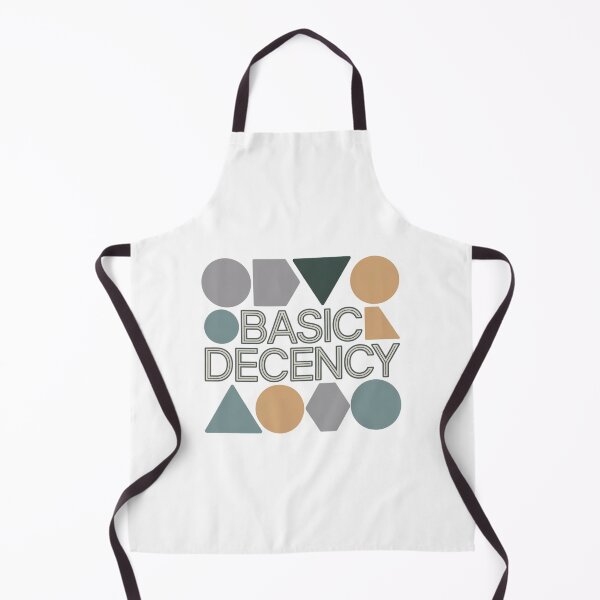 Item preview, Basic Decency Promote Respectful Conduct Minimalist Geometric Statement designed and sold by chattsuede.