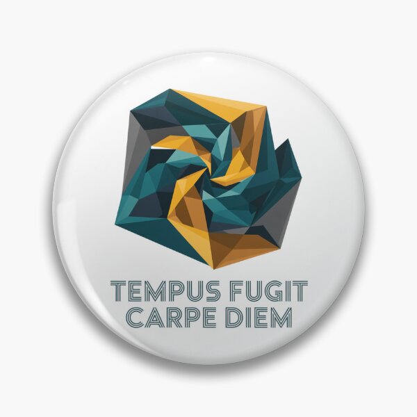 Item preview, Tempus Fugit Carpe Diem Abstract Geometric Art designed and sold by chattsuede.