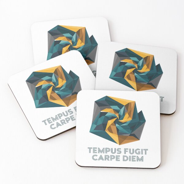 Item preview, Tempus Fugit Carpe Diem Abstract Geometric Art designed and sold by chattsuede.