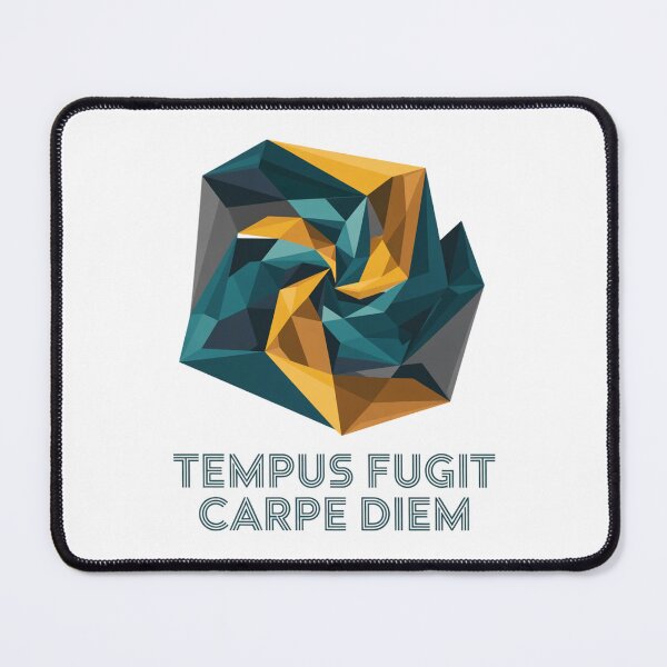 Item preview, Tempus Fugit Carpe Diem Abstract Geometric Art designed and sold by chattsuede.