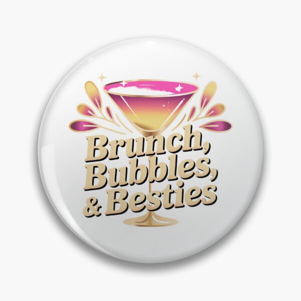 Item preview, Brunch Bubbles and Besties Galentine's Day Retro Cocktail Vibes designed and sold by chattsuede.