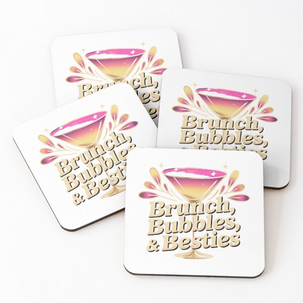 Item preview, Brunch Bubbles and Besties Galentine's Day Retro Cocktail Vibes designed and sold by chattsuede.